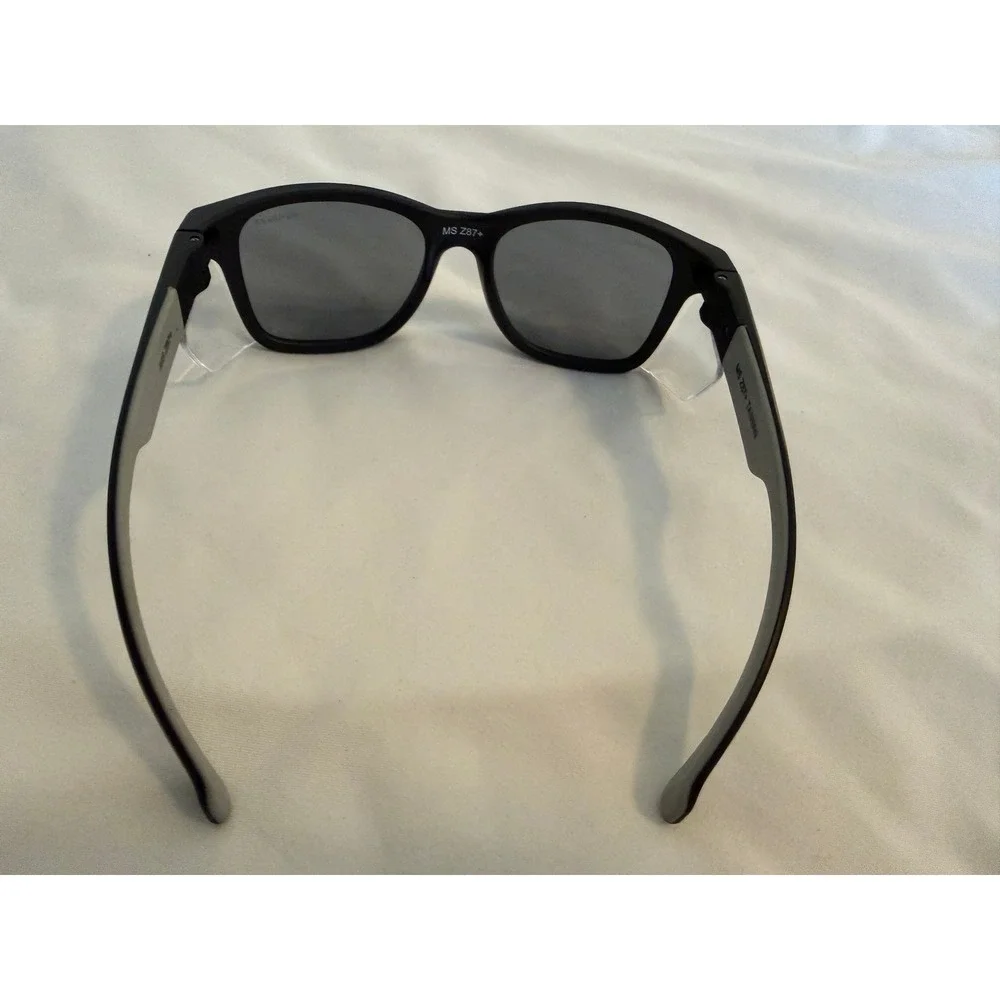 Magid MS Z87+ Safety Glasses Matte Black Wayfarer Style with Side Shields